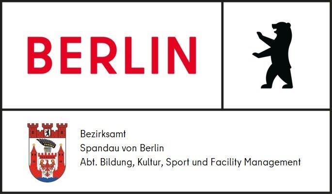 Gefördert durch das Bezirksamt Spandau Abteilung Bildung, Kultur, Sport und FM